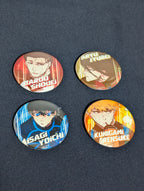 Blue Lock Pin Badges — Barou Shoei, Aryu Jyubei, Isagi Yoichi, Kunigami Rensuke