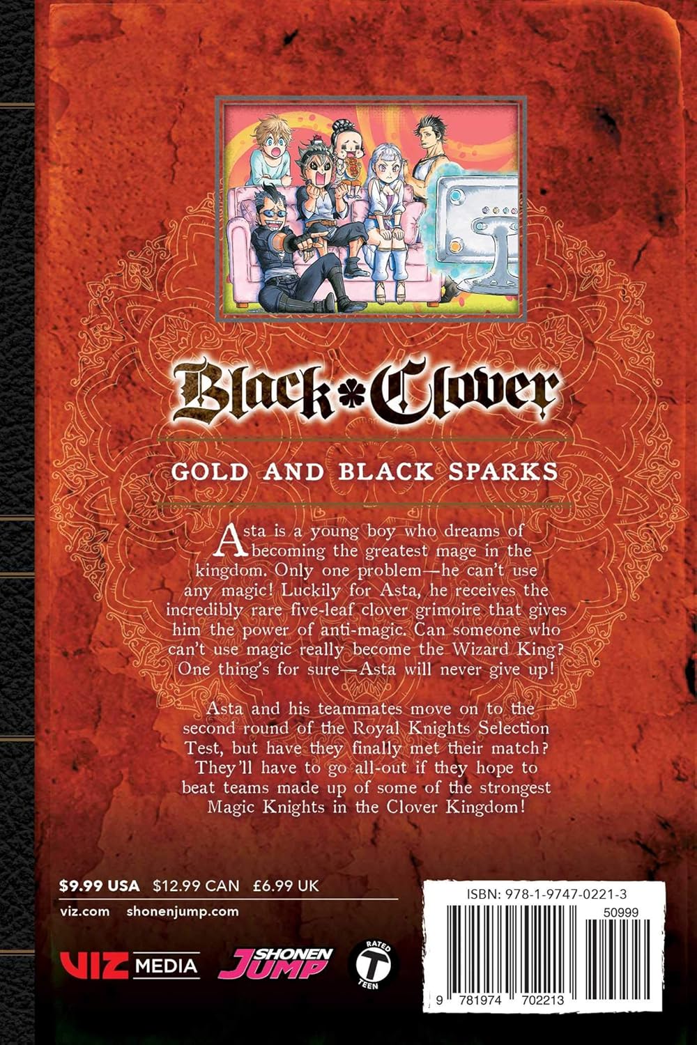 Black Clover Vol. 14 უკანა ყდი