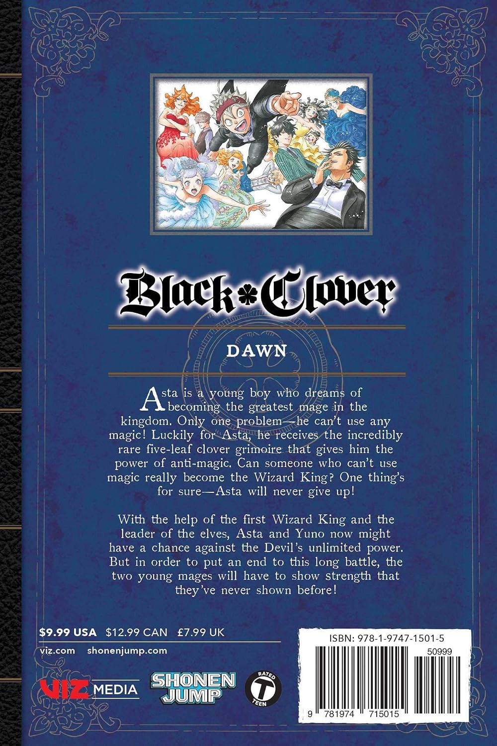 Black Clover Vol. 22 უკანა ყდი