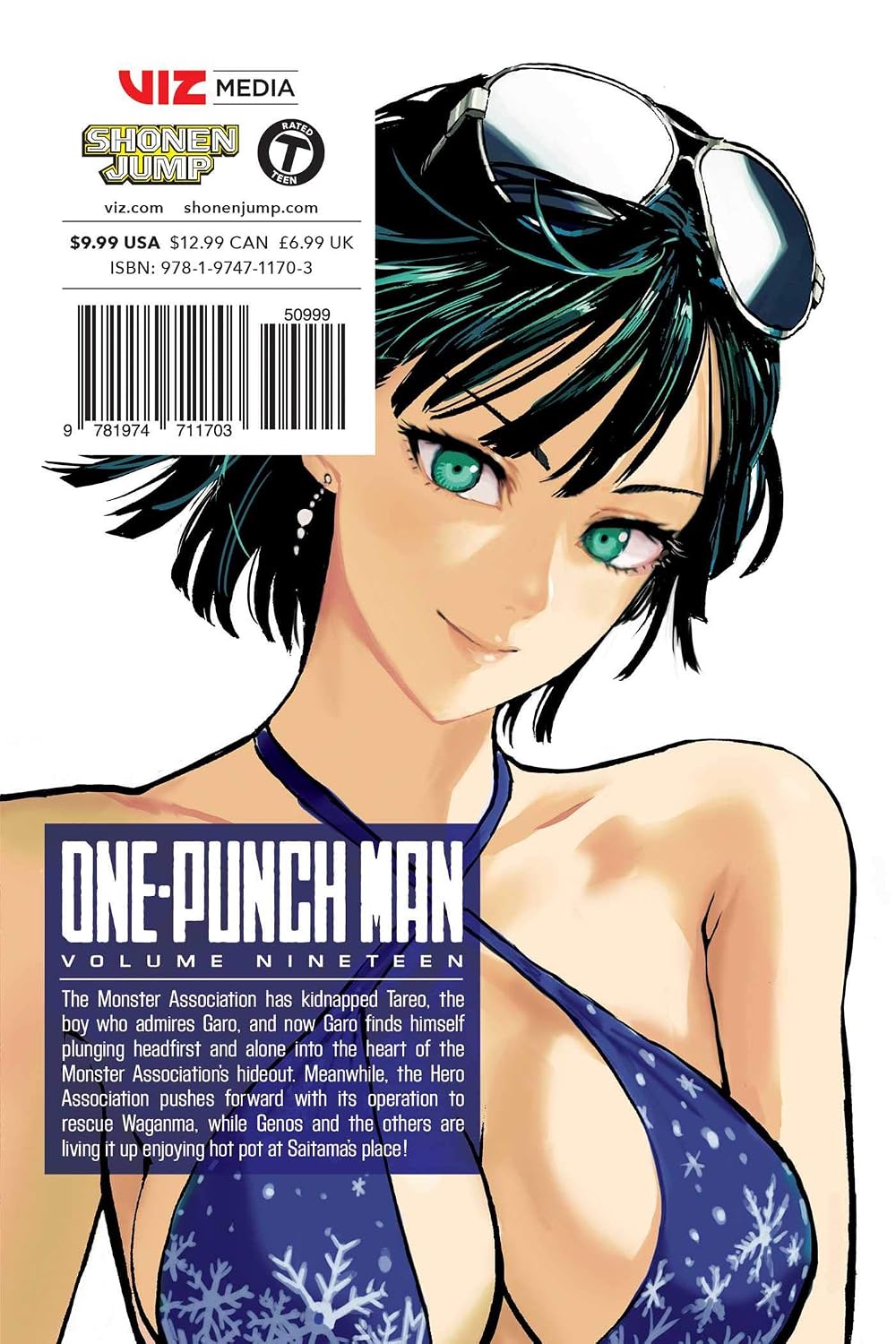 One-Punch Man Vol. 19 უკანა ყდი